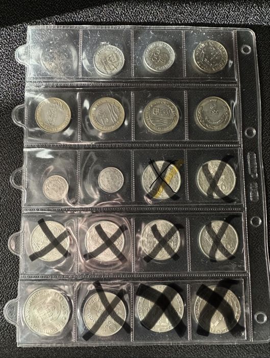 Vendo moedas comemorativas e antigas