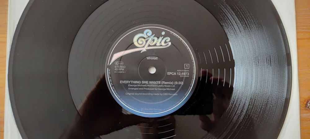 Wham, Maxi Single, Winyl