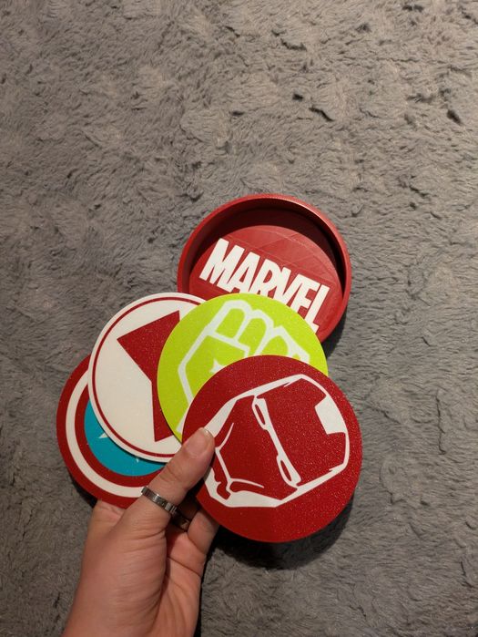 Base para copos - Marvel