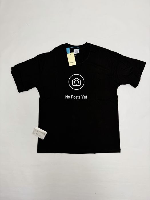 футболка Vetements No post yet  Black Rick owens project gr protocol index acne studios maison margiela
