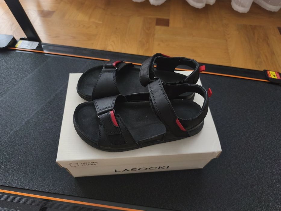 Sandały skórzane Lasocki r.36