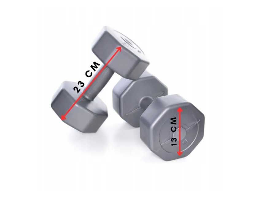 Гантелі для фітнесу та дому 1-4 кг (Пара). Пластикові композитні