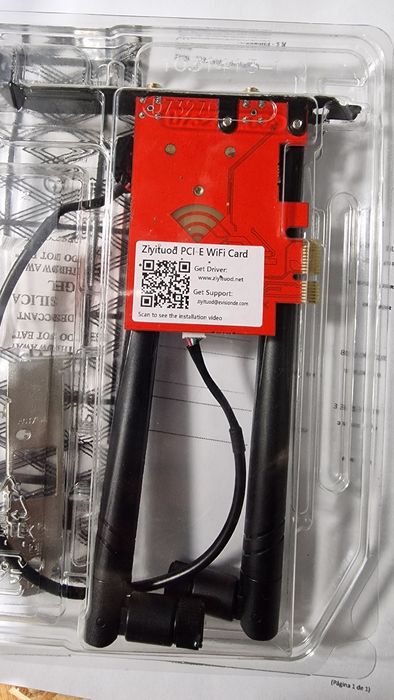 Placa Wi-Fi 6 ontem pcie64738613270914120