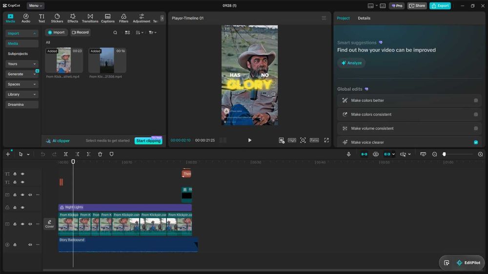 Editor de Vídeo — 4€ por video: Reels, TikTok, Youtube & YouTube Shorts