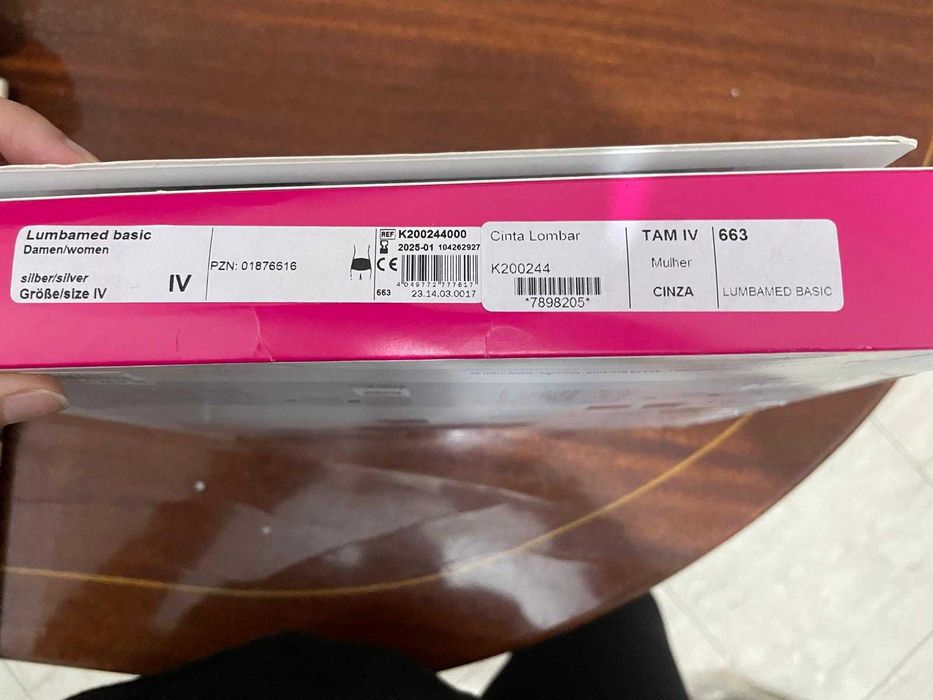 Cinta Lombar - Lumbamed basic com Clima Comfort - Tamanho IV