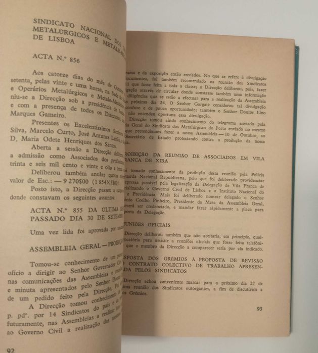 Uma questão sindical, de Francisco Marcelo Curto e Victor Wengorovius