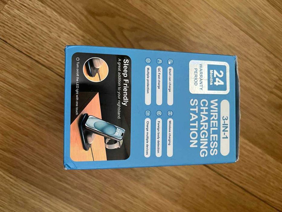 Бездротова зарядка 3-в-1 | Wireless Charging Station | 15W