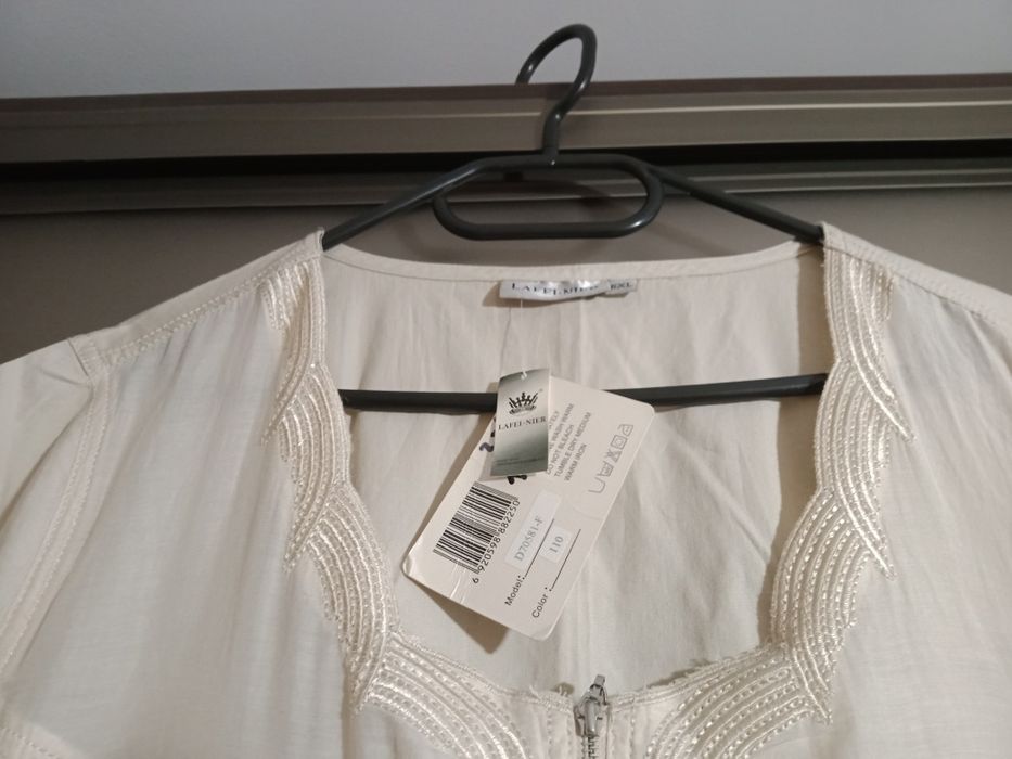 Платье летнее, хлопковое на молнии, короткий рукав