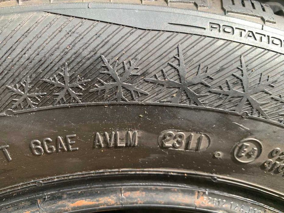 Резина 2 шт.б/у Barum Polaris 3 195 65 r15 91T 5.7 mm колеса шини зимові вживане
