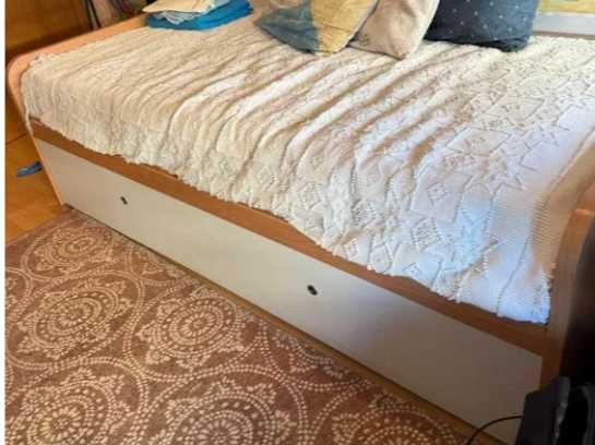 Cama - Solteiro c/ gavetão - Modelo de encostar parede