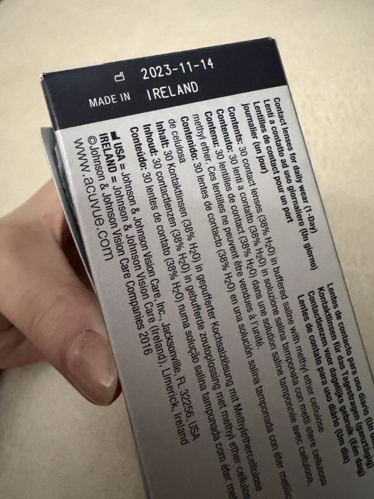 Лінзи для зору 1-Day Acuvue Oasys with HydraLuxe -4.75, 8.5, 24 штуки