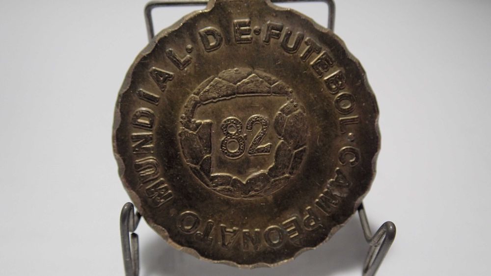 Medalha do campeonato do Mundo de Futebol Espanha 82