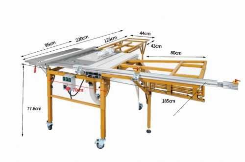 Piła stołowa formatowa podcinak odciąg 4,5kW GMM-BJS2705
