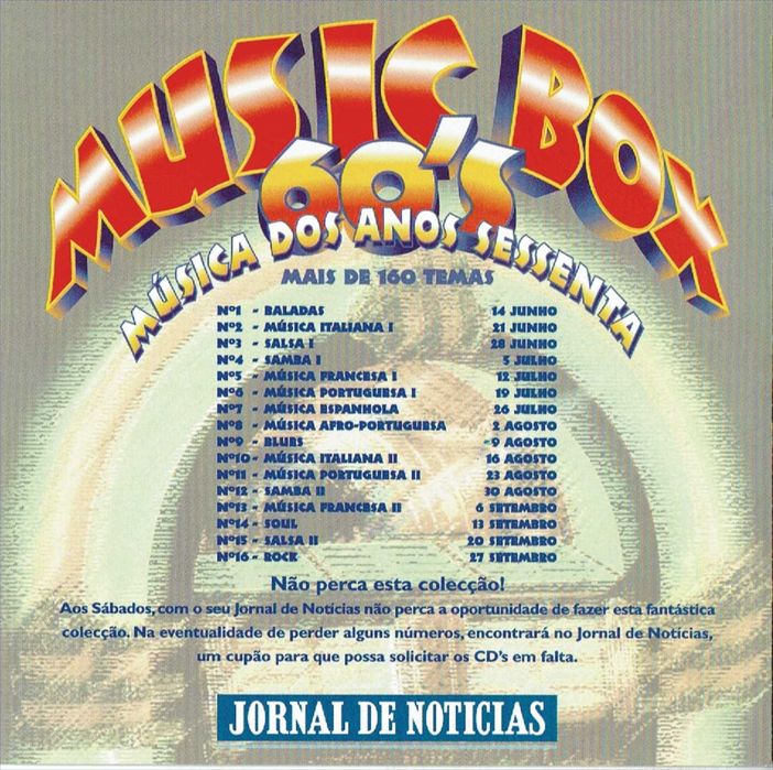 Music Box - Jornal de Notícias - 60's - Samba II - 1997