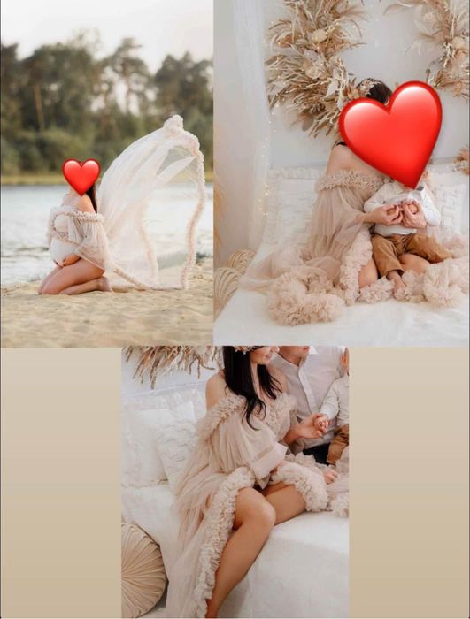 Suknia ciążowa do sesji