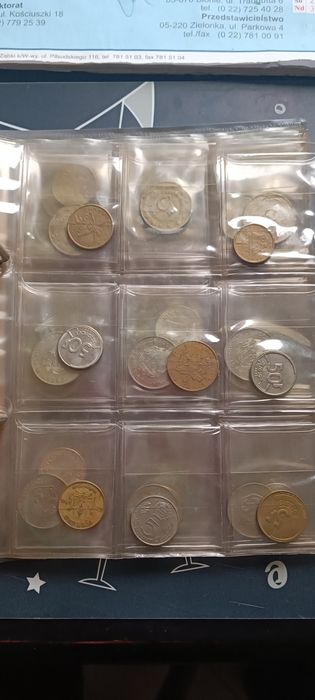 Klaser z monetami