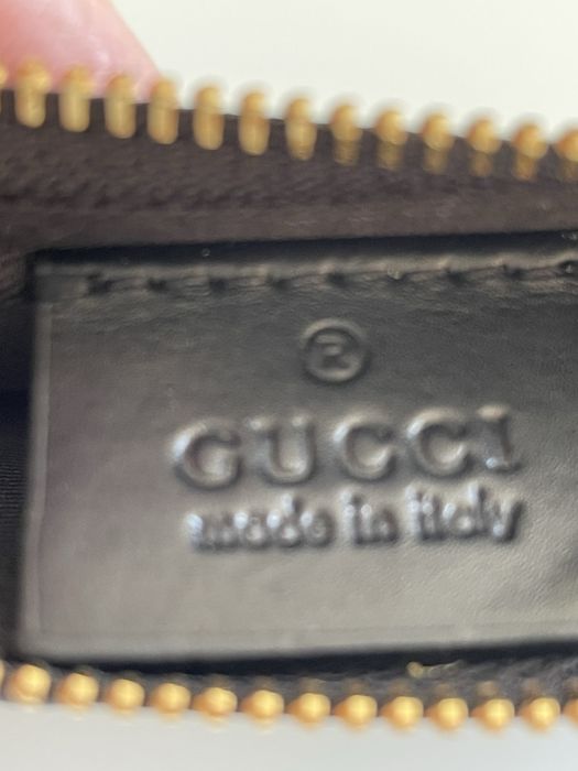 Skorzane etui na klicze Gucci