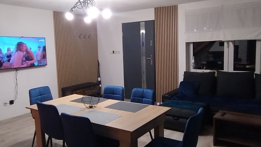 Domek letniskowy całoroczny z kominkiem z Balią nad jeziorem z lini