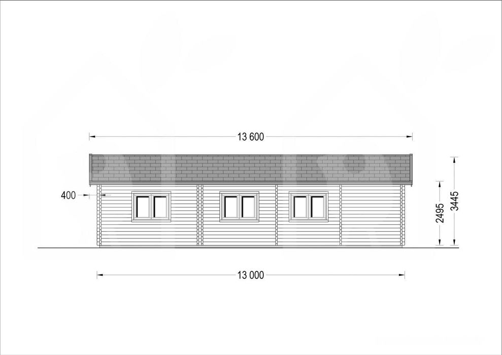 Casa de Madeira Vila Real 120m2 Instalação incluída