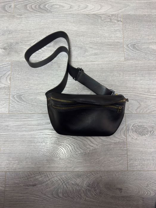 Сумка кожа на пояс