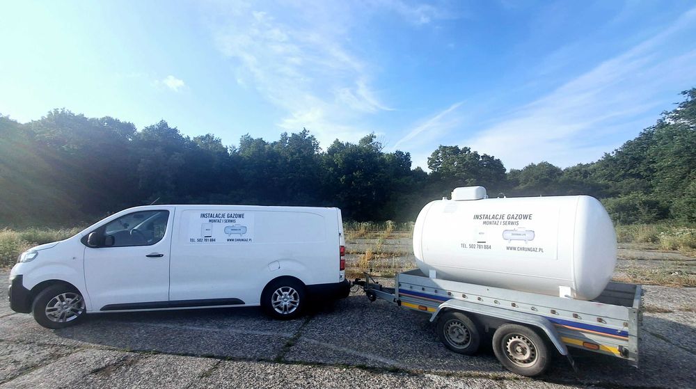 Zbiornik na gaz płynny LPG 2,7m3 - ogrzewanie gazowe