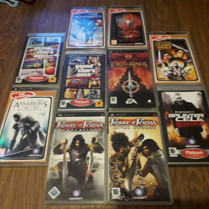 Unikatowe świetne gry SONY PSP mobilne UMD