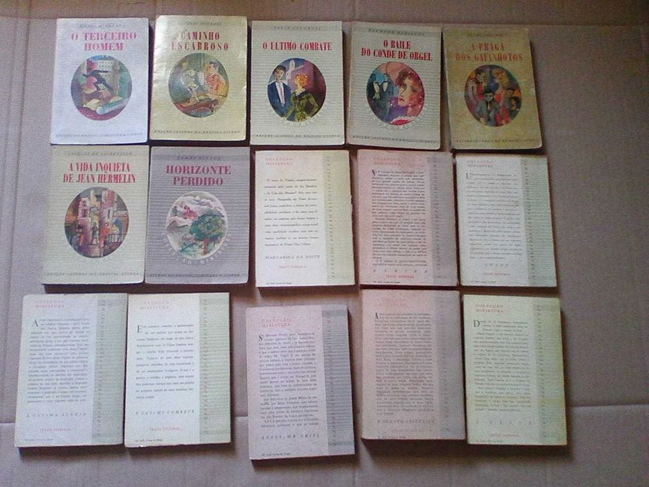 Colecção Miniatura - livros do Brasil