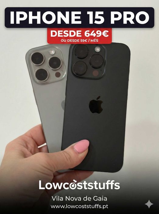 iPhone 15 Pro - Loja - Garantia