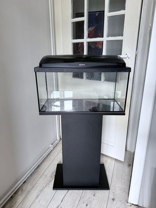 Akwarium 54l z pokrywą + filtr i grzałka