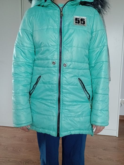 Kurtka zimowa dziewczęca