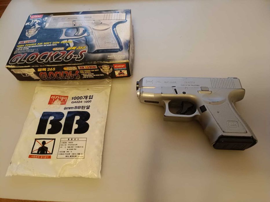 Clock26-S pistola de ar comprimido em muito bom estado