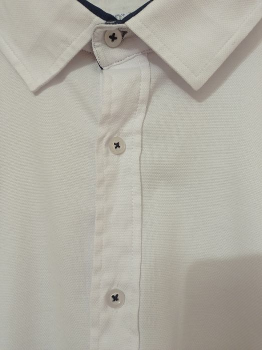 Koszula męska długi rękaw Slim Fit rozmiar 4XL