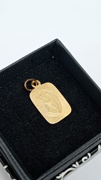 Wisiorek medalik złoty 14k 585 0.90g komis Madej Gorlice