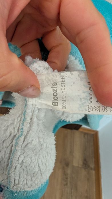 Ciepła bluza koc oversize z kapturem Bloozie w jednorożce