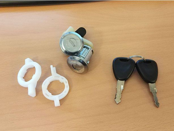 Canhões Portas + 2 Chaves Renault Megane Clio 2  Scenic (NOVO)
