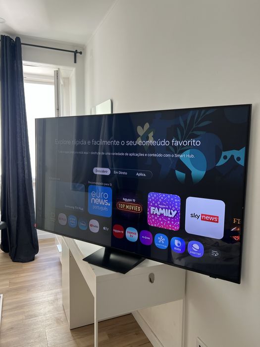 Samsung TV QLED so tem 3 meses