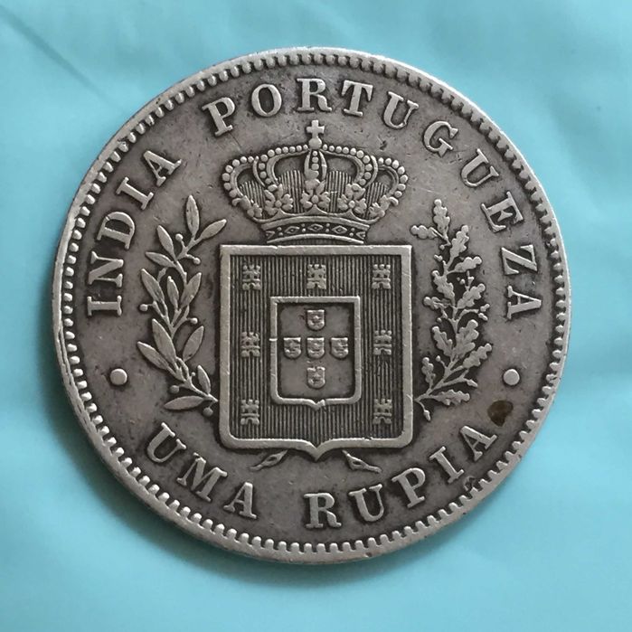 India Portuguesa - Calcutá - RUPIA 1881 - prata