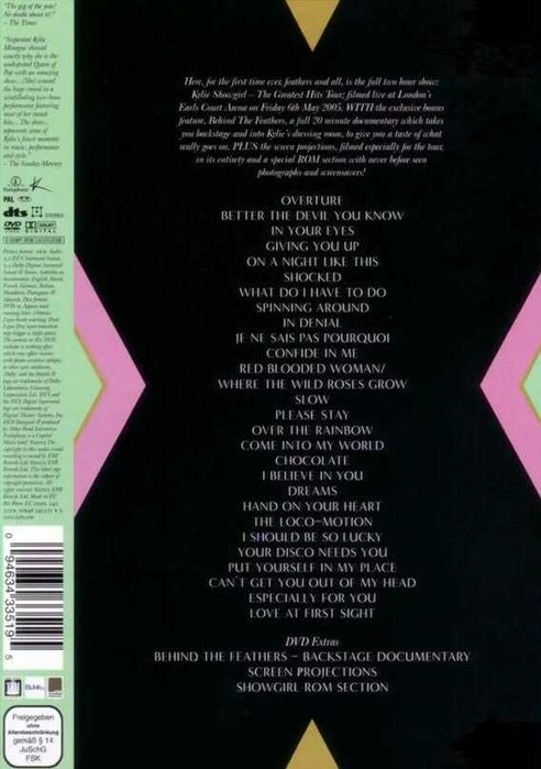 DVD -  Kylie Minogue - Showgirl