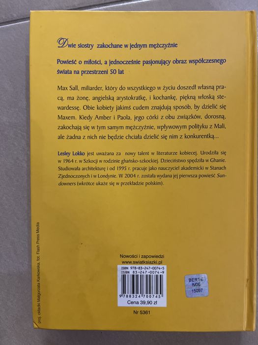 Cudna Książka Szafranowe Niebo Lesley Lokko