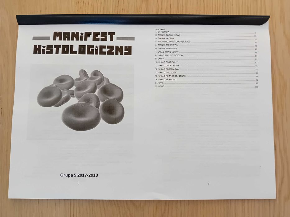 skrypt manifest histologiczny