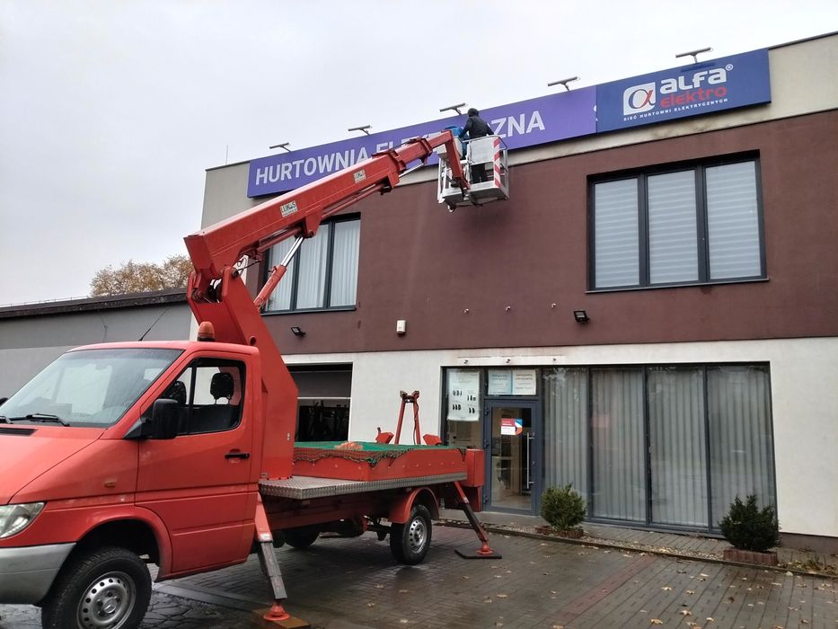 Podnośnik koszowy zwyżka