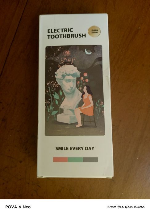 Розпродаж! Електрична зубна щітка з USB зарядкою та 11 насадок до неї