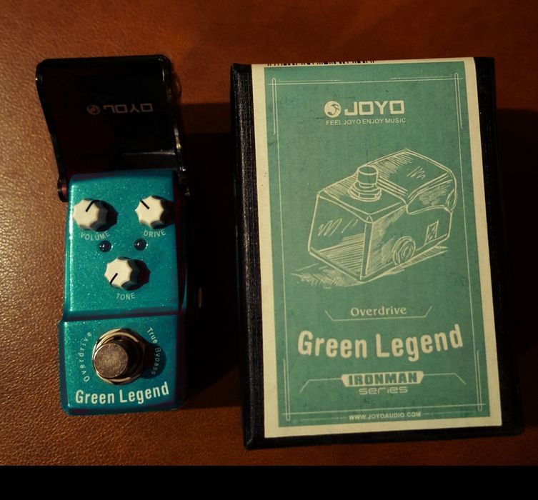 Педаль ефектів до електрогітари Joyo JF 319 Green Legend Overdrive.