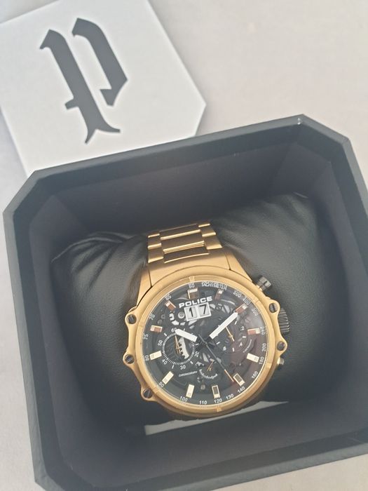 Relógio Police LUANG gold