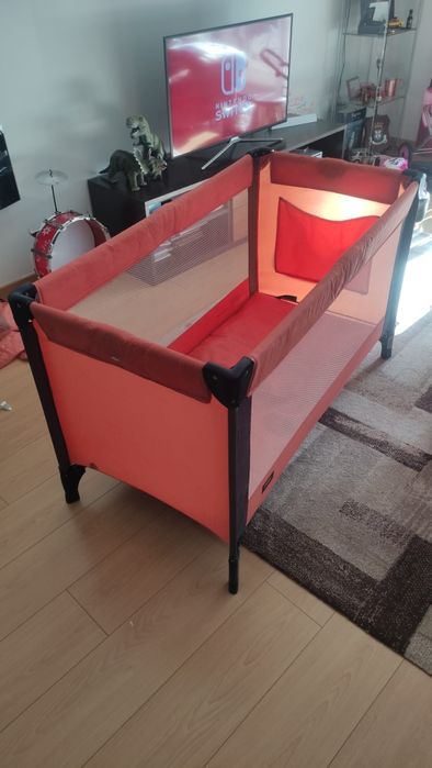 Cama de viagem com colchão