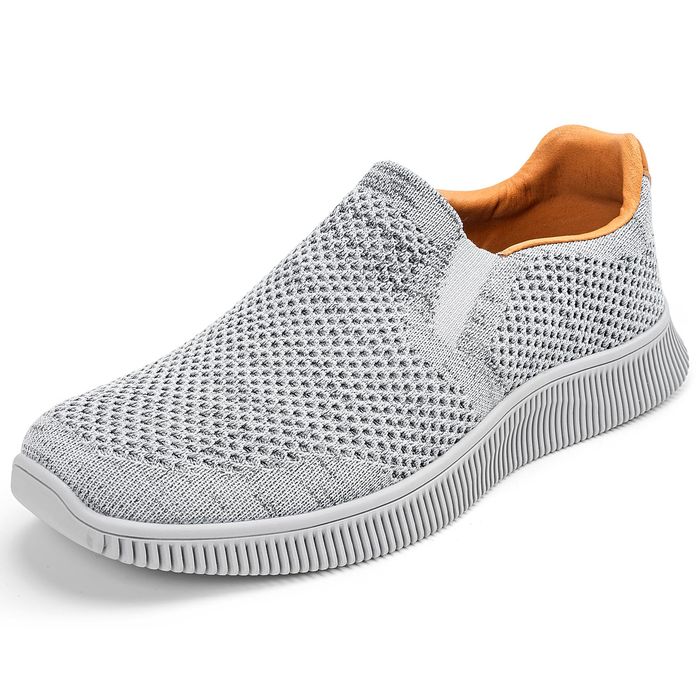 Buty męskie sportowe wsuwane - oddychające - 40 EU szare