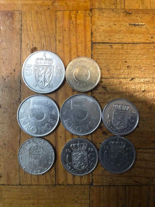 Moedas várias colecção