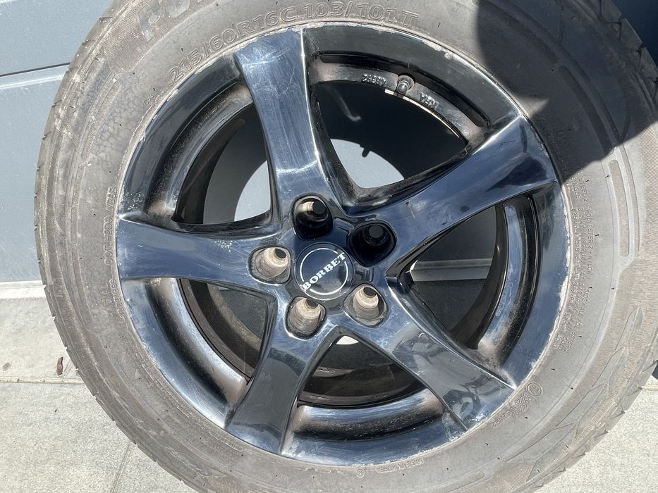 Felgi aluminiowe vw t4 multivan caravella transporter opony 215 60 16C