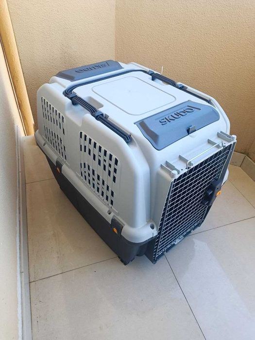 Transportadora SKUDO 5 IATA para cão/gato – 79 x 59 x 65 cm – Excelente estado