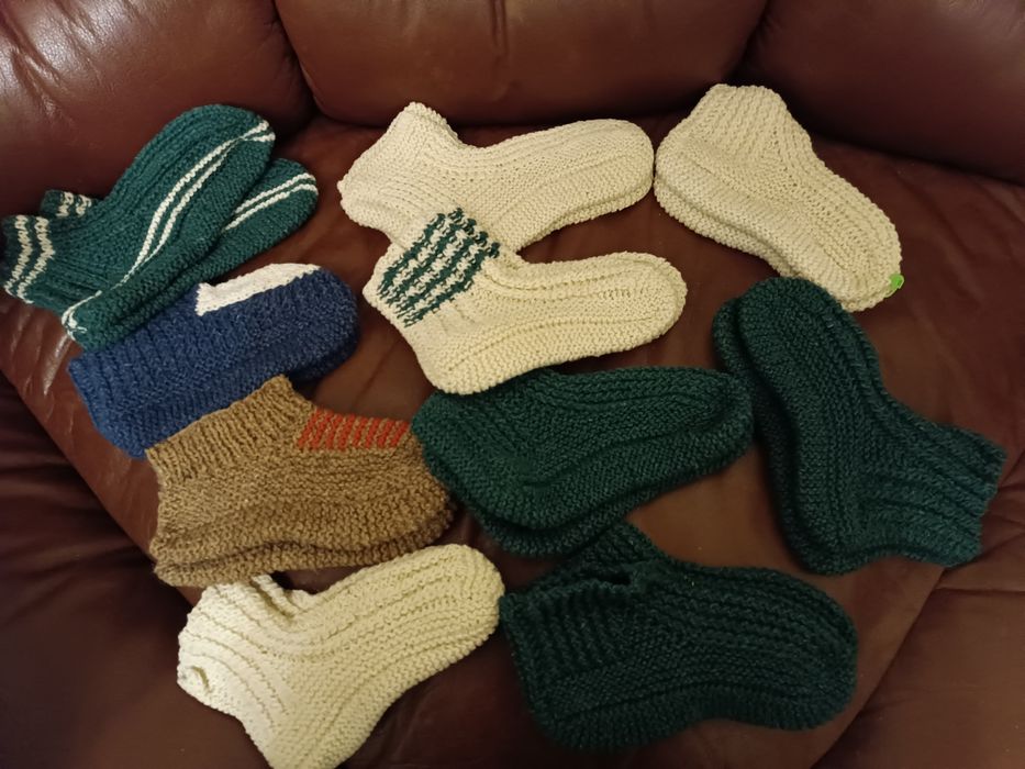 Шкарпетки зв'язані шерстяні